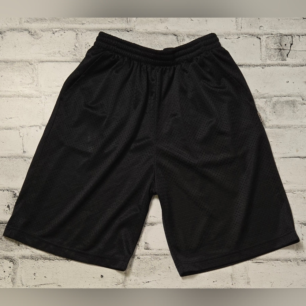 Pro Mesh Basketball Shorts Black Athletic Gym Shorts Mens Medium